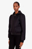 Pre-loved Chanel™ 20N Black Coco Neige Waist Bomber Jacket 34
