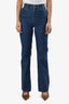 Acne Studios Blue Denim High Rise Wide Leg Jeans Size 26