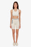 Louis Vuitton Beige 'Flight Mode' Cycling Shorts Size 36