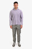 Christian Dior Grey Cotton Blend Drawstring Cuffed Pants Size 46 Mens