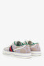Gucci Beige/Purple GG Supreme Tennis 1977 Sneakers Size 37