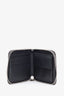 Fendi Grey Leather Monster Compact Wallet with Chain