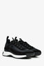 Pre-loved Chanel™ Black Velvet Calfskin Mixed Fibres CC Sneakers Size 41 Mens