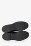 Louis Vuitton Black Leather Combat Boots Size 39