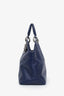 Christian Dior 2013 Blue Leather Medium Granville Tote with Strap