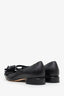 Jimmy Choo Black Leather Rosa Flower Embellishment Mary Janes Size 36
