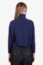 Christian Dior Navy Cashmere Turtle Neck Sweater Size 6