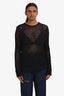 T by Alexander Wang Navy Knitted Long Sleeve Top Size S-M