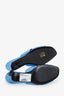 The Row Blue Stain Soft Knot Mules Size 38