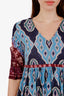 Ba&sh Blue/Purple Patterned Baby Doll Dress Size M
