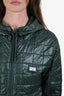 Dolce & Gabbana Green Utility Thin Puffer Jacket Size 46