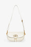 Christian Dior 2023 Cream Leather East West Bobby Crossbody Bag