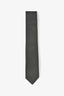 Hermès Grey Silk Patterned Tie Mens