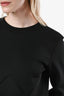 Viktor & Rolf Black Geometrical 3/4 Sleeve Midi Dress Size 40