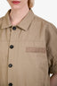 Vis A Vis Beige Utility Romper Size 4