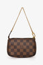 Louis Vuitton Damier Ebene Leather Mini Pochette Accesoires