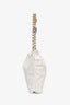 Pre-loved Chanel™ White Lambskin 22 Medium Hobo Bag with Pouch