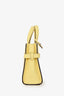 Delvaux Yellow Leather Tempete Crush Top Handle with Strap