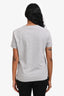 Alexander McQueen Grey Cotton Graphic T-Shirt Size XS