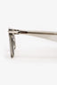 Rag & Bone Grey Clear Acrylic Square Frame Sunglasses