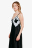 For Love & Lemons Black Lace Slip Midi Dress Size M
