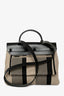 Hermès 2020 Cream/Black Toile H Vibration Herbag Zip 31 With Pouch