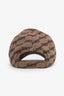 Balenciaga Brown Monogram Cotton Hat Size M