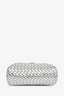 Bottega Veneta Silver Lauren 1980 Intrecciato Leather Shoulder Bag