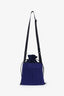 Pleats Please Issey Miyake Blue Nylon Crossbody Bag