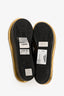 Marni Black/Gold Leather Crossover Sandals Size 39