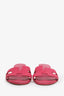 Hermès Pink Epsom Calfskin Oasis Sandals Size 37