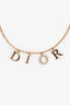 Christian Dior Gold Tone Crystal Dio(r)evolution Necklace