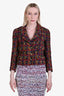 Pre-loved Chanel™ Red/Green Multi Tweed Blazer Size 38