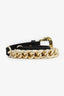 Versace Jeans Couture Black/Gold Chain Detail Belt