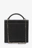 Hermès Black Leather Chevre Mysore Cinhetic Boxy Top Handle Bag SHW