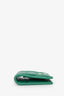 Miu Miu Green Matelassé Nappa Leather Small Wallet