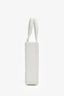 Miu Miu White Leather Top Handle Bag with Strap