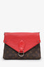 Louis Vuitton Red/Brown Monogram Epi Leather Saint Michel Shoulder Bag