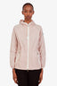 Moncler Pink Nylon Zip-Up Windbreaker Size 0