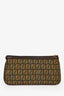 Fendi Khaki Zucchino Canvas Pouch
