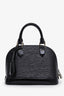 Louis Vuitton 2015 Black Electric Epi Leather Alma BB With Strap
