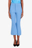 Smythe Blue Cropped Flare Pants Size 00