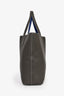 Hermès Grey/Blue Clemence Leather 'Double Sens' Tote Bag