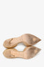 Jimmy Choo Beige Patent Leather 'Addison' d'Orsay Pumps Size 39