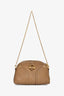 Saint Laurent Brown Leather Mini Muse Chain Handbag