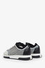 Hermès Black/White Mesh & Leather Addict Sneakers Estimated Size 41