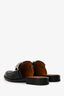 Givenchy Black Leather Chain Slippers Size 41