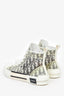 Christian Dior Navy Oblique B23 High Top Sneakers Size 41