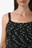 Pre-loved Chanel™ 2002 Black/White Tweed A-Line Dress Size 40