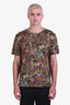 Valentino Multicolour Cotton Butterfly Print Short Sleeve T-Shirt Size L Men's